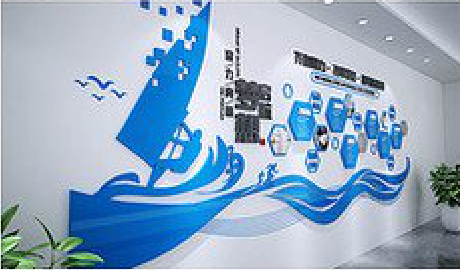 金秀海浪主题文化墙如何设计？