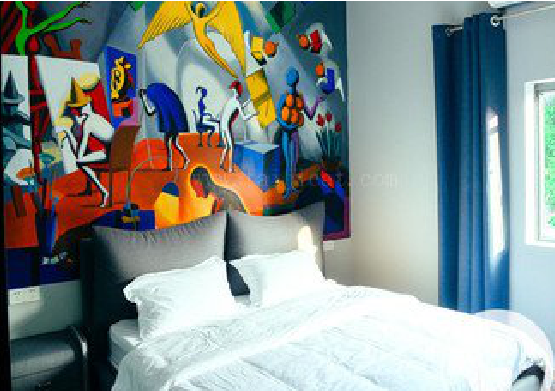 金秀对于酒店的墙体彩绘而言更注重哪些方面?