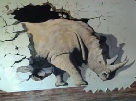 金秀在墙绘中，如何绘制3D效果？