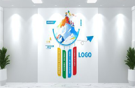 金秀公司企业形象墙的工艺材料有哪些？