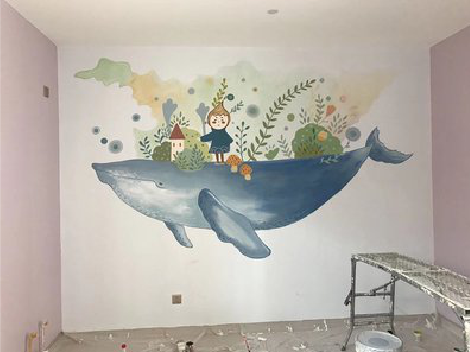 金秀手绘墙的特点及优势。